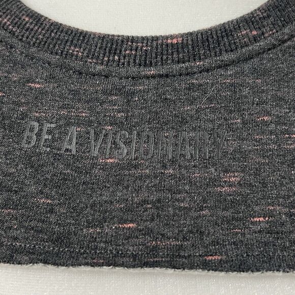 Gymshark Sol Lift Super Crop Long Sleeve Black Marbel Size Extra Small - Picture 2 of 7